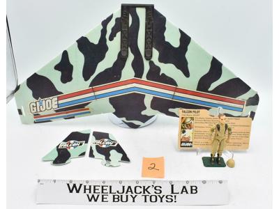 Falcon Glider #2 W/ Grunt Complete 1983 GI Joe ARAH Action Figure Vintage