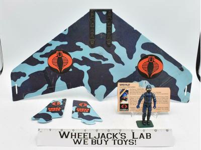 Cobra Viper Glider W/ Viper Pilot Complete 1983 GI Joe ARAH Action Figure