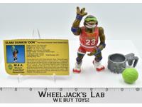 Slam Dunkin' Don 100% Complete Teenage Mutant Ninja Turtle 1991 Playmates Figure