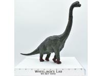 Brachiosaurus Dinosaur 1980s Vintage Larami Action Figure Green Red