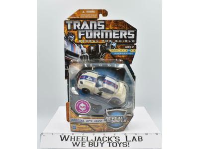 Special Ops Jazz Reveal The Shield Deluxe Class Transformers Hasbro 2010 MOSC