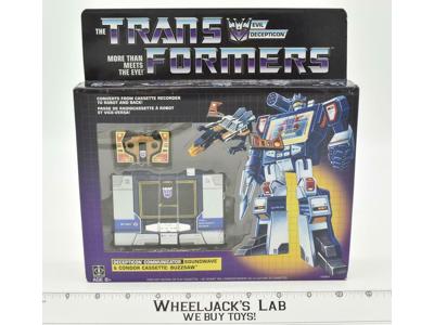 Soundwave + Buzzsaw MISB 2018 Hasbro Transformers G1 Reissue
