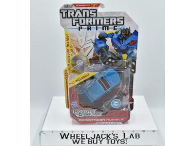 Decepticon Rumble W/DVD Prime NEW MOSC 2012 Transformers Hasbro Action Figure