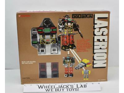 Laserion MINTY W NICE Box 100% Complete Godaikin 1984 Bandai Popy Chogokin