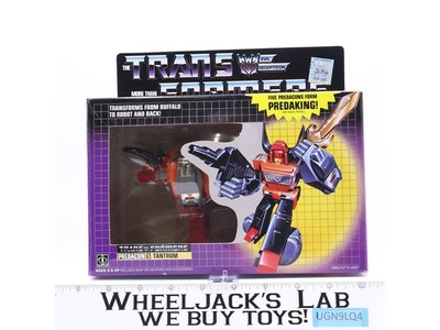 Tantrum METAL W/Box & Insert 100% Complete1986 Vintage G1 Transformers NM
