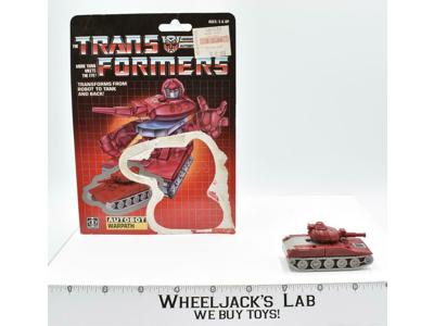Warpath W/CARDBACK COMPLETE Vintage Hasbro 1985 G1 Transformers Action Figure