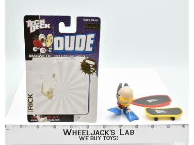 Tech Deck Dude Crew 8 Diver Rick 2002 Tech Deck Skateboard Figure