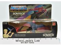 Screech 100% Complete MIB He-Man Masters of the Universe MOTU 1982 Mattel