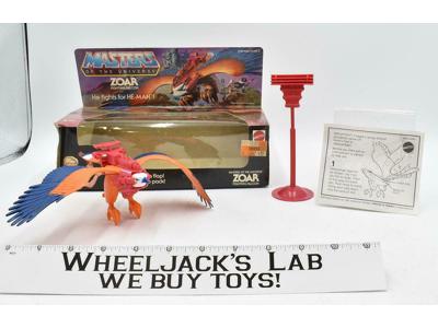 Zoar 100% Complete MIB He-Man Masters of the Universe MOTU 1983 Mattel Vehicle