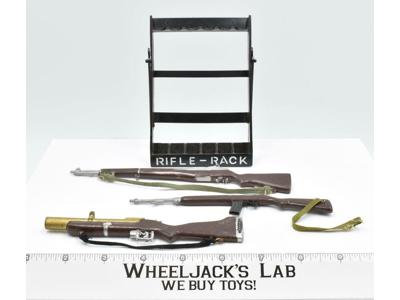 Weapons Rack Action Soldier/Marine Equipment Set GI Joe 1967 Hasbro Vintage