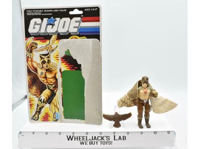 Raptor V1 100% Complete W/ Card 1987 GI Joe Hasbro Vintage Action Figure