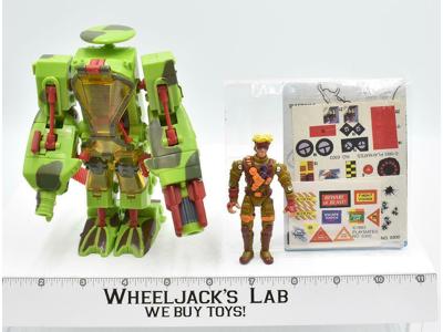 Alec Deleon w/ Field Communication E-Frame 1993 Exo-Squad Vintage Playmates