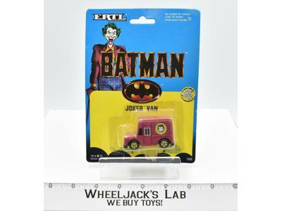 Batman MOSC NEW Diecast Metal ERTL 1989 Joker Van