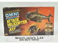 Attack Helicopter O.M.N.I. Force Rough Riders 4x4 Vintage 1980's LJN Toy