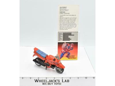 G2 Road Rocket Laser Cycles 100% Complete WORKS 1994 Vintage Hasbro Transformers