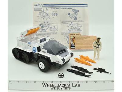 Snow Cat &amp; Frostbite 100% Complete 1985 GI Joe Hasbro Vintage Vehicle