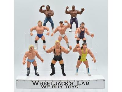 Lot of 8 Wrestling Figures WCW 1990 Galoob Vintage