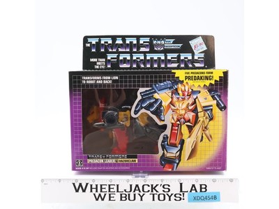 Razorclaw W/ Box & Insert 100% Complete 1986 Vintage G1 Transformers Figure NM