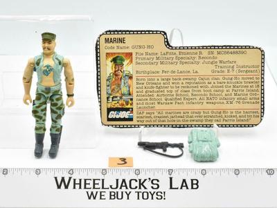 Gung-Ho #3 V1 100% Complete GI Joe 1983 Action Figure Vintage Hasbro