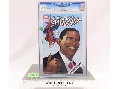 The Amazing Spider-Man Inauguration Day CGC GRADED 9.8 White Pages Issue 583