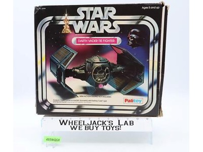 Darth Vader Tie Fighter Complete W/Box & Insert Star Wars 1978 Palitoy Vehicle