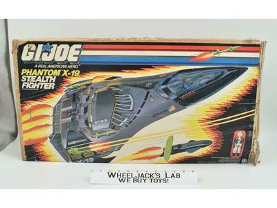 Phantom X-19 Stealth Fighter W Box GI Joe 1988 Action Figure Vehicle Hasbro
