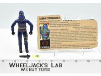 Cobra Commander #2 Enemy Leader V2 100% Complete GI Joe 1984 Hasbro Figure