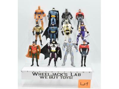 Lot #7 12 Batman DC Comics Superheroes Villains ToyBiz Kenner Action Figures