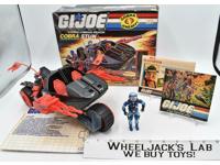 Cobra Stun 100% Complete With Driver &amp; Box GI Joe 1986 Action Figure