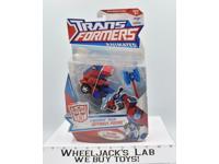 Optimus Prime Cybertron Mode Deluxe Class Animated Transformers 2007 Hasbro MOSC