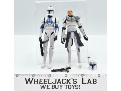 Captain Rex &amp; Clone Trooper Kix Star Wars Hunt for Grievous 2008 Hasbro Figure