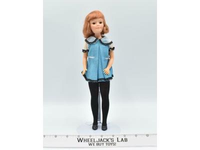 Unknown Doll Blue Dress W/Black Tights 12" Plastic Doll
