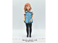 Unknown Doll Blue Dress W/Black Tights 12" Plastic Doll