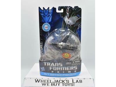 Starscream Deluxe Class First Edition Prime Transformers Hasbro MOSC 2011