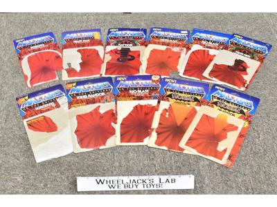 He-Man Masters of the Universe 1984 Mattel Action Figure Cards Only Lot of 11