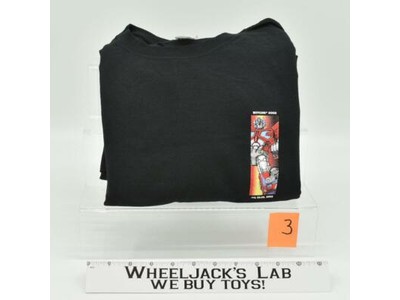 Botcon 2002 New Never Worn Optimus Prime XL Black T-Shirt Transformers
