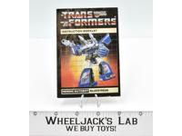 Bluestreak Instructions Manual Booklet 1985 Hasbro G1 Transformers Vintage