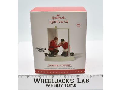 The Needs Of The Many Star Trek MIB NEW MAGIC Keepsake Ornament 2015 Hallmark