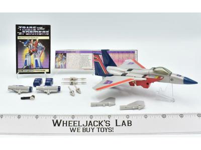 Starscream 100% Complete Vintage 1984 G1 Transformers Hasbro Action Figure