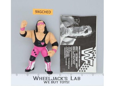 Bret Hart 100% Complete WWF WWE Hasbro Wrestling 1992 Titan Action Figure