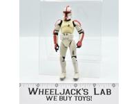 Red Clone Trooper Captain Star Wars Attack of the Clones 2003 Hasbro Figure