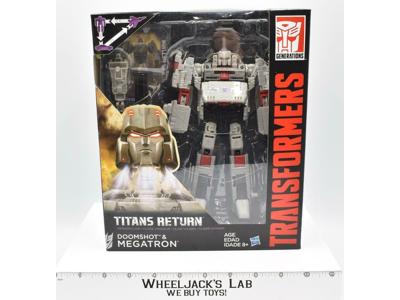 Doomshot &amp; Megatron Voyager Generations TR Transformers Hasbro 2016 MISB