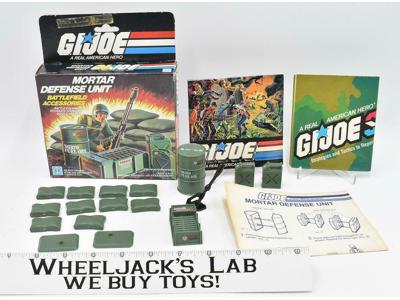 Mortar Defense Unit W/Box 100% Complete GI Joe 1983 Action War Hasbro Vintage