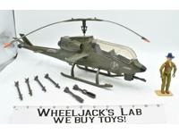 Dragonfly Assault Copter W/Wild Bill 100% Complete1983 G.I. Joe Cobra Vehicle
