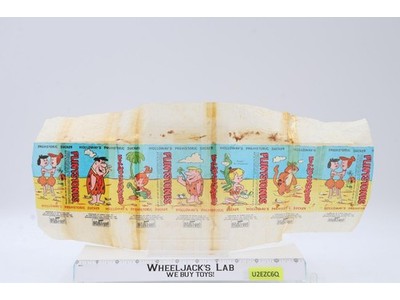 Flintstones 5 Prehistoric Sucker Wrappers EMPTY Screen Gem Hanna-Barbera 1966