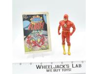 Flash W/ Comic DC Super Powers 1984 Kenner Action Figure Vintage