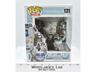 Atlas &amp; Pilot #131 Titanfall 2 Vinyl Figure Pop! Funko Pop 2016 MIB