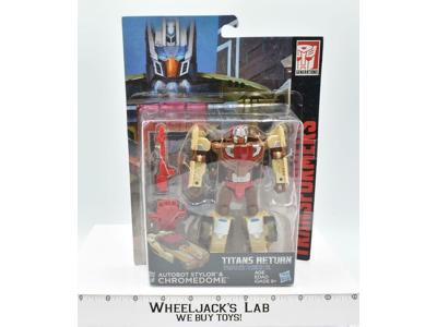 Stylor &amp; Chromedome Deluxe Generations Titans Return Transformers Hasbro MOSC