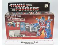 Ultra Magnus W Box 100% Complete 1986 Vintage G1 Transformers Action Figure