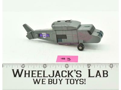 Vortex #3 1985 Vintage G1 Transformers Action Figure NO BACK PANEL &amp; PROPELLER